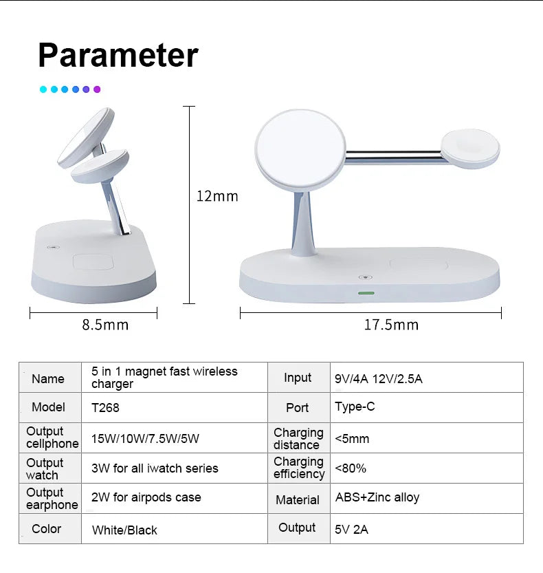 3 in 1 Wireless Charging Station