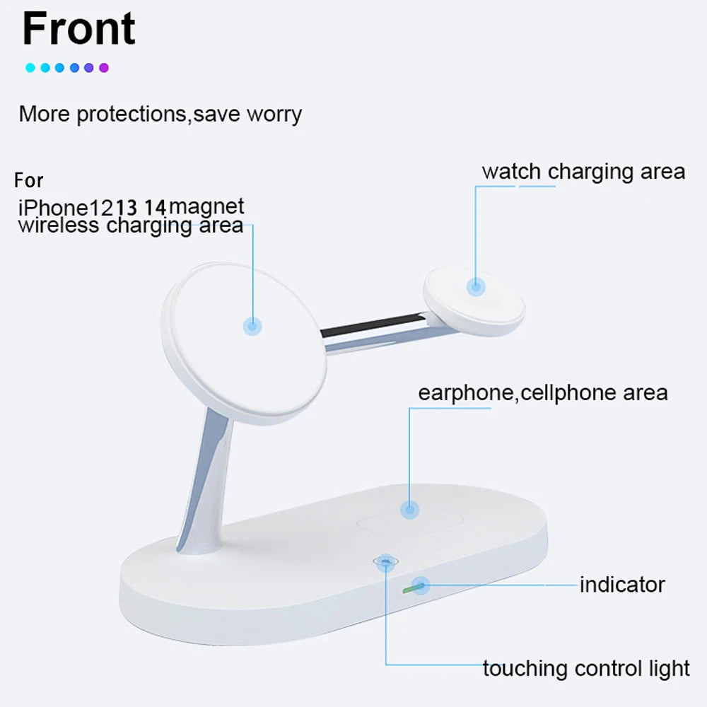 3 in 1 Wireless Charging Station